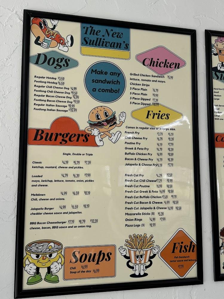 The New Sullivans Menu image 2